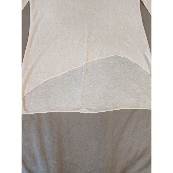 Eileen Fisher Womens Knit Top Size M Peach Light Orange Thin Lightweight Hi Lo - Picture 3 of 11